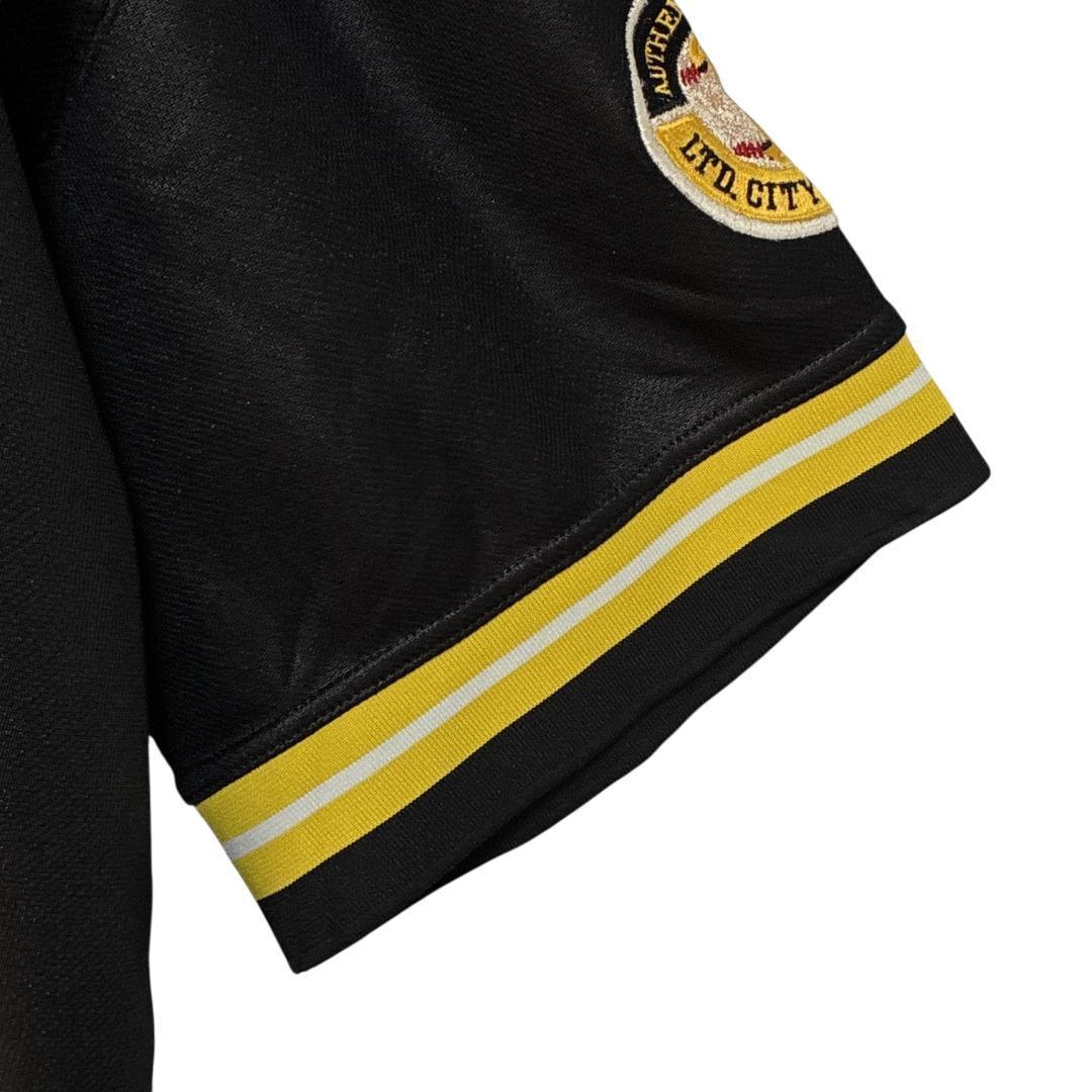 FUBU フブ ユニフォーム ゲームシャツ 刺繍ロゴ 黒 3XL ヒップホップ