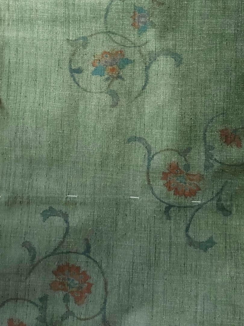 真綿結城　紬　着物反物　 　伝統工芸　新品未使品　美品