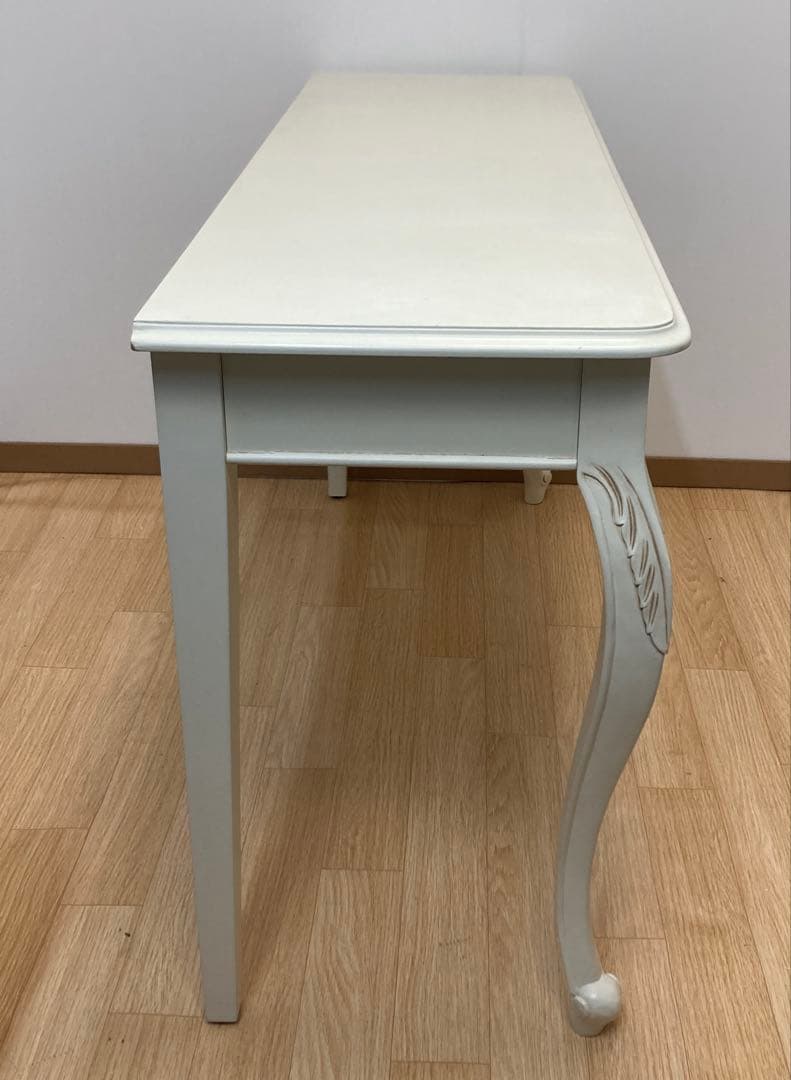 引き出し付きアンティーク調テーブル