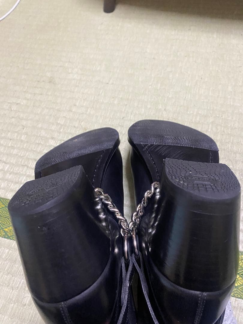 CELINE カマルグ バイカー チェルシーブーツ