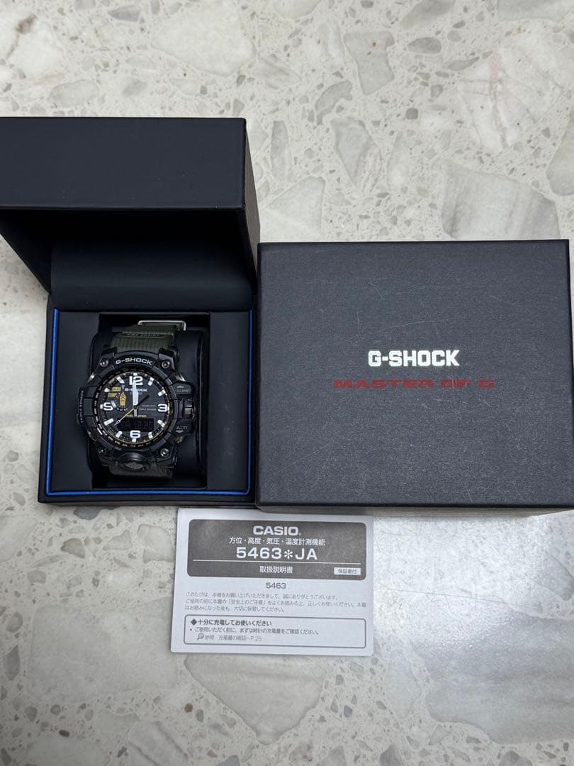 G-SHOCKシリーズのマッドマスター　GWG-1000-1A3JF美品