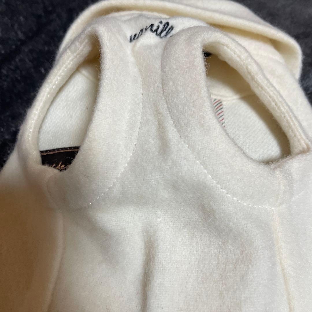 アトリエgg ウールハイネックベストサイズ19ハーフ