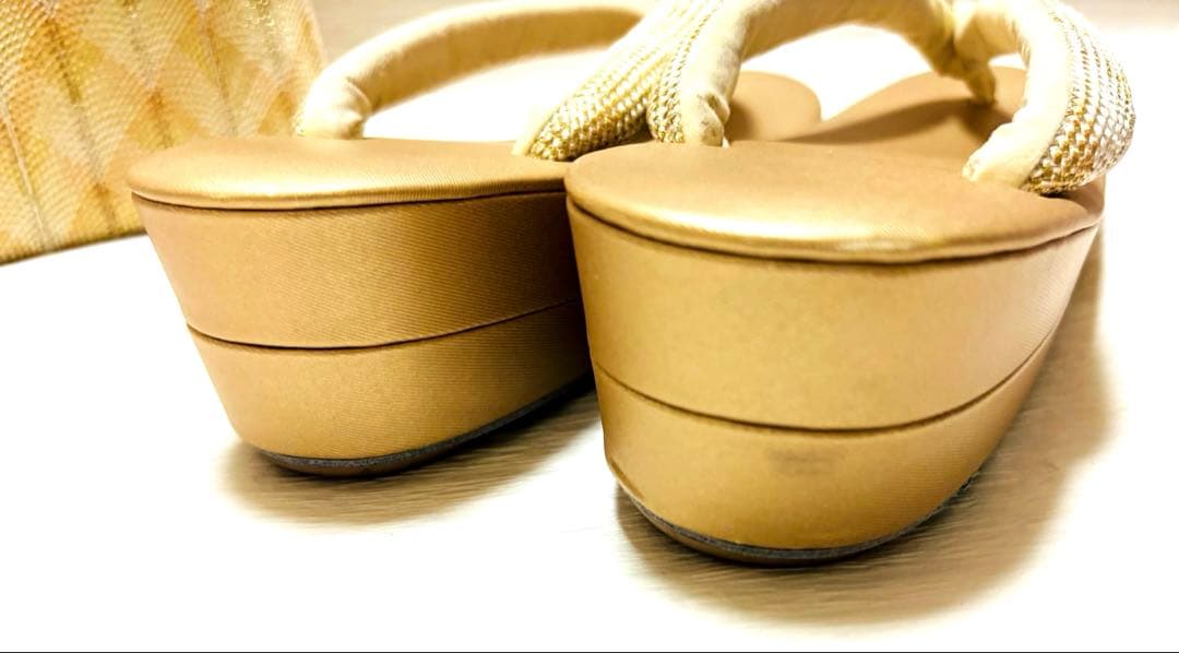 専用♡ 西陣織　帯地使用　フォーマル用　日本製　高級　草履・バッグ　2点セット