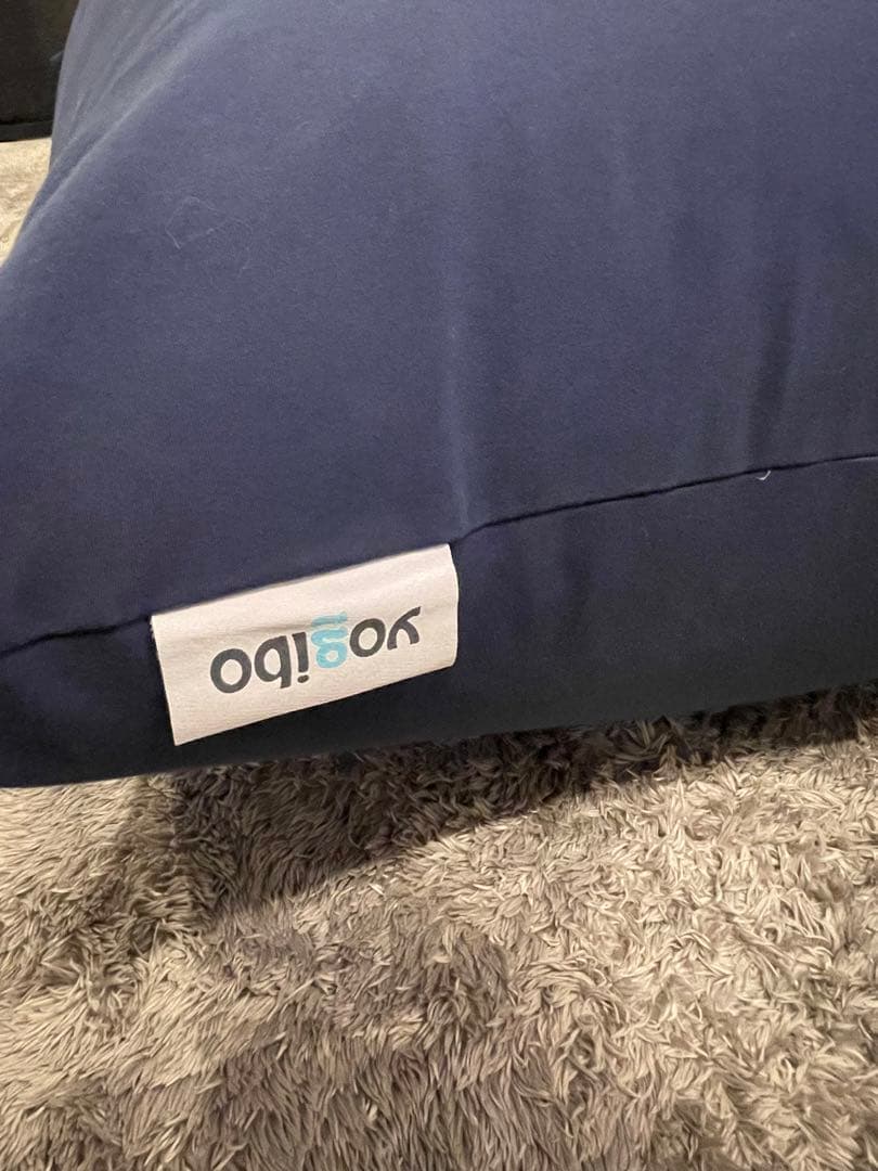 【保証期間内・ほぼ新品】　Yogibo ミディ濃紺　Kaza