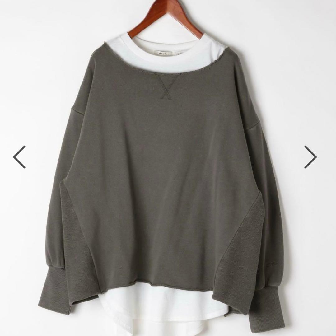 ニコアンド メイクスタッフerinko大人なセットプルオーバー