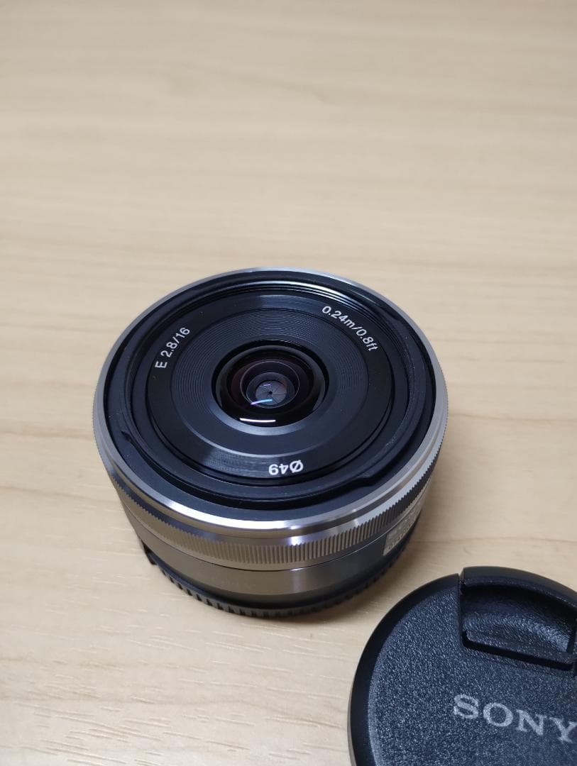 ✨パンケーキ✨ SEL16F28 単焦点 E16mm F2.8 SONY 薄型
