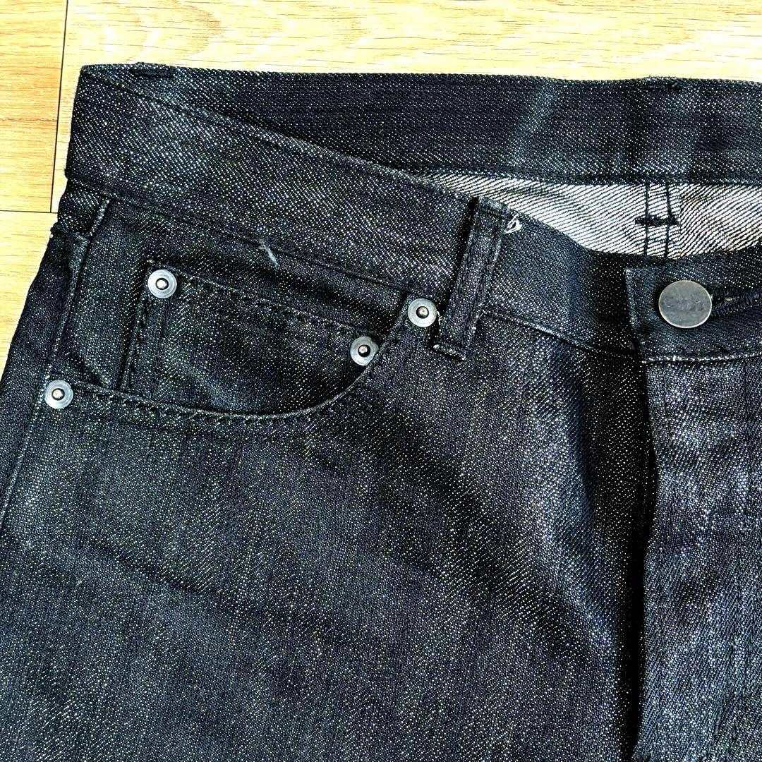 GalaabenD シャイニーブラックデニム Mサイズ