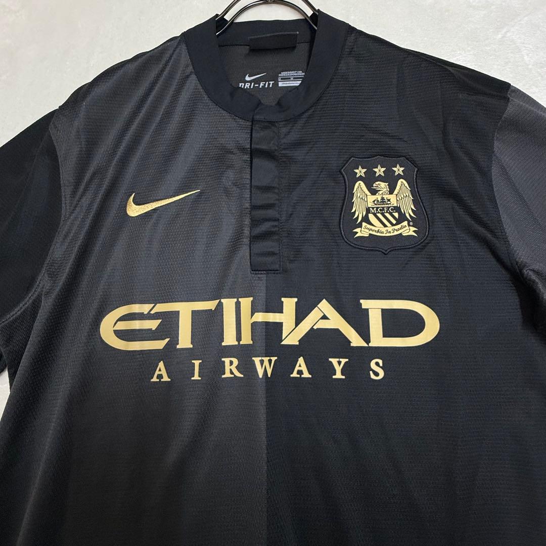 【美品】マンチェスターシティ レプリカユニフォーム 3rd ゲームシャツ