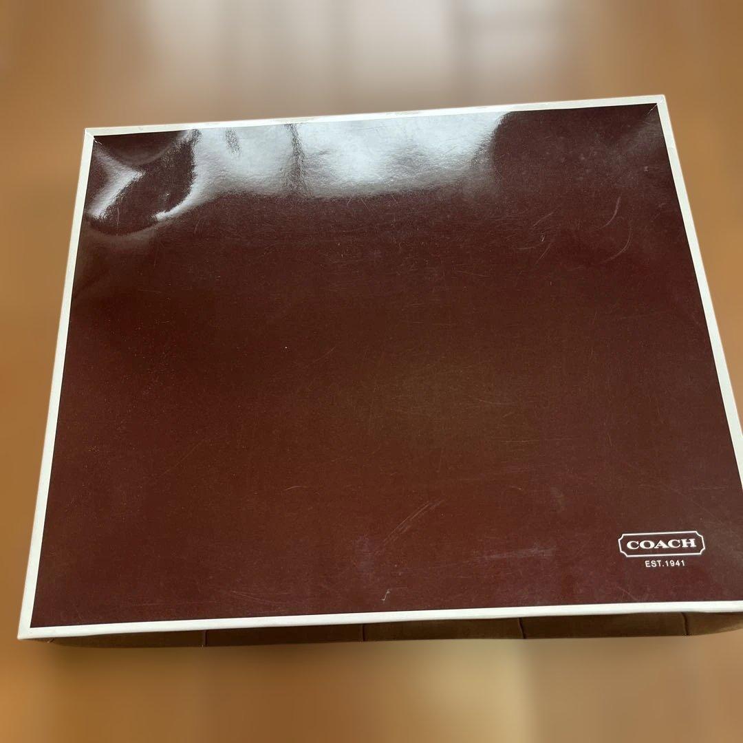 未使用 COACH ホワイトレザー ハンドバッグ コーチ ショルダーバック