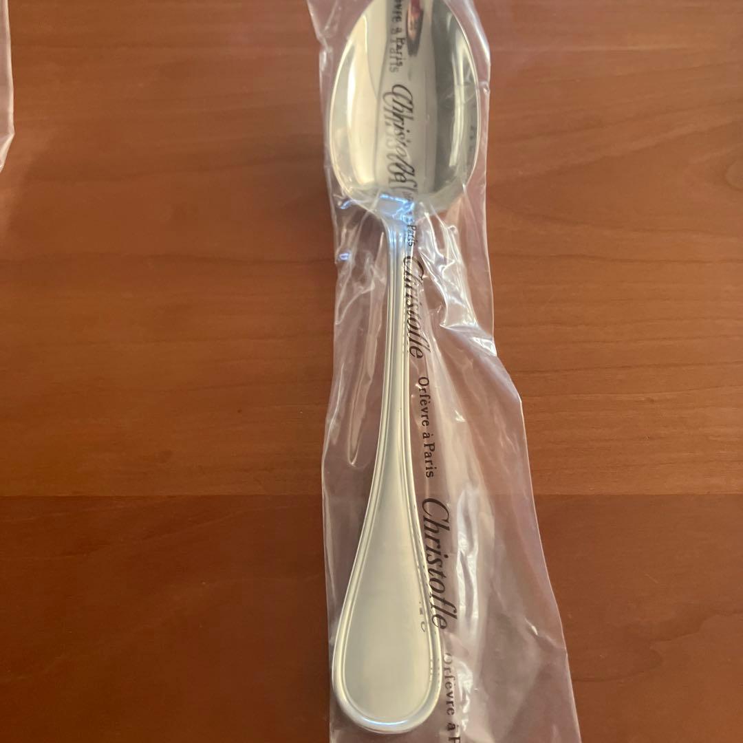 クリストフル　ステンレス製 テーブルフォーク、スプーン、ナイフ各1本