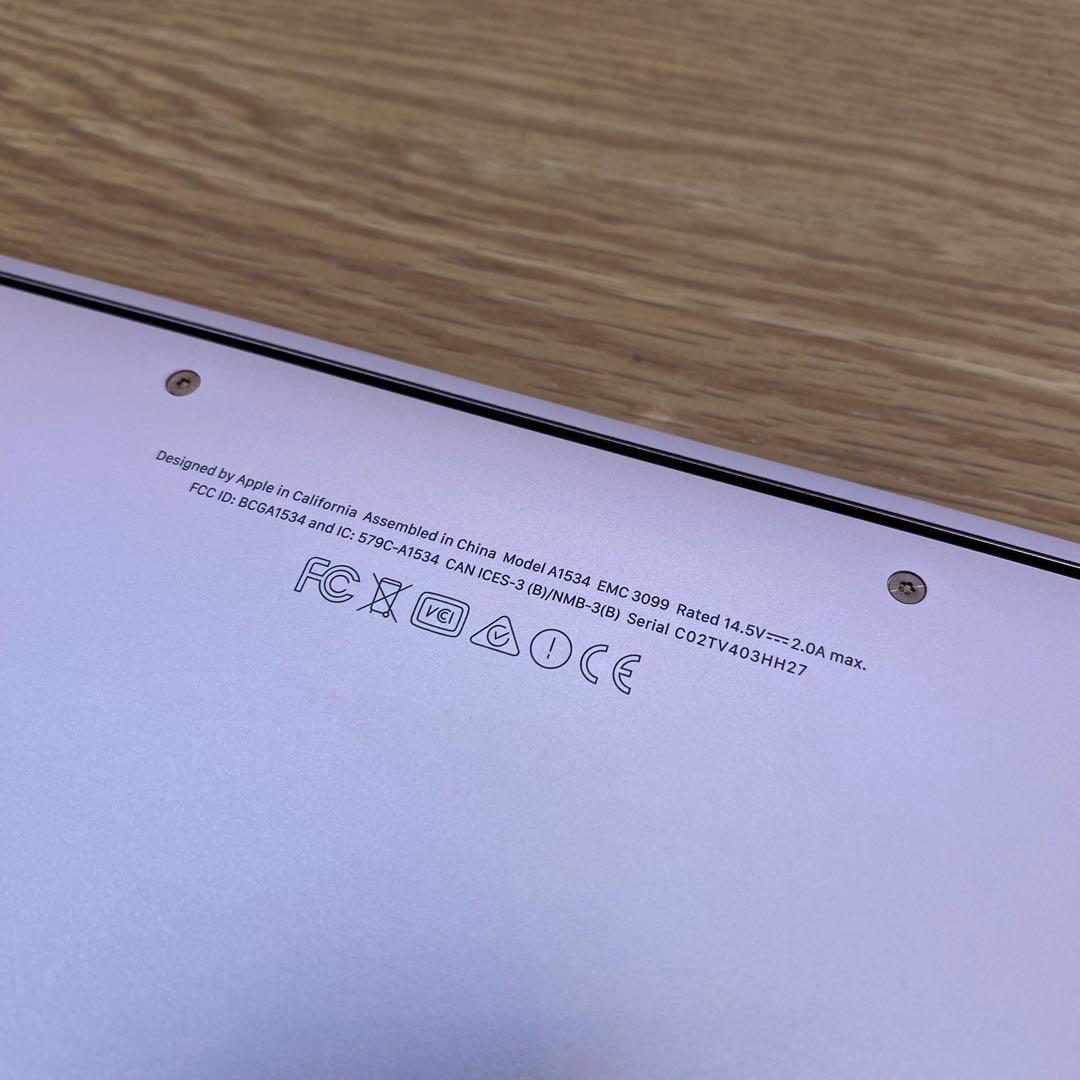 Apple MacBook ローズゴールド 2017 12インチ