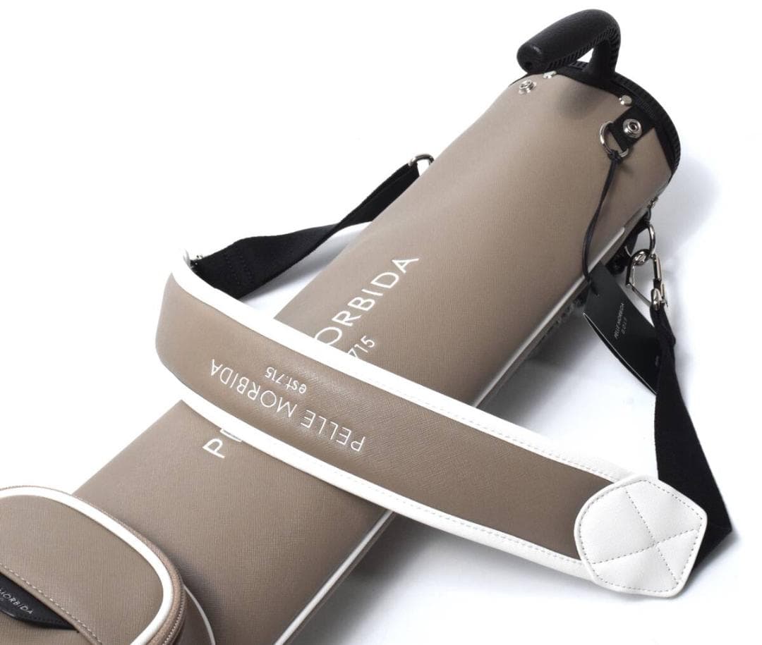 未使用 ペッレモルビダ セルフスタンド キャディバッグ TAUPE PG016