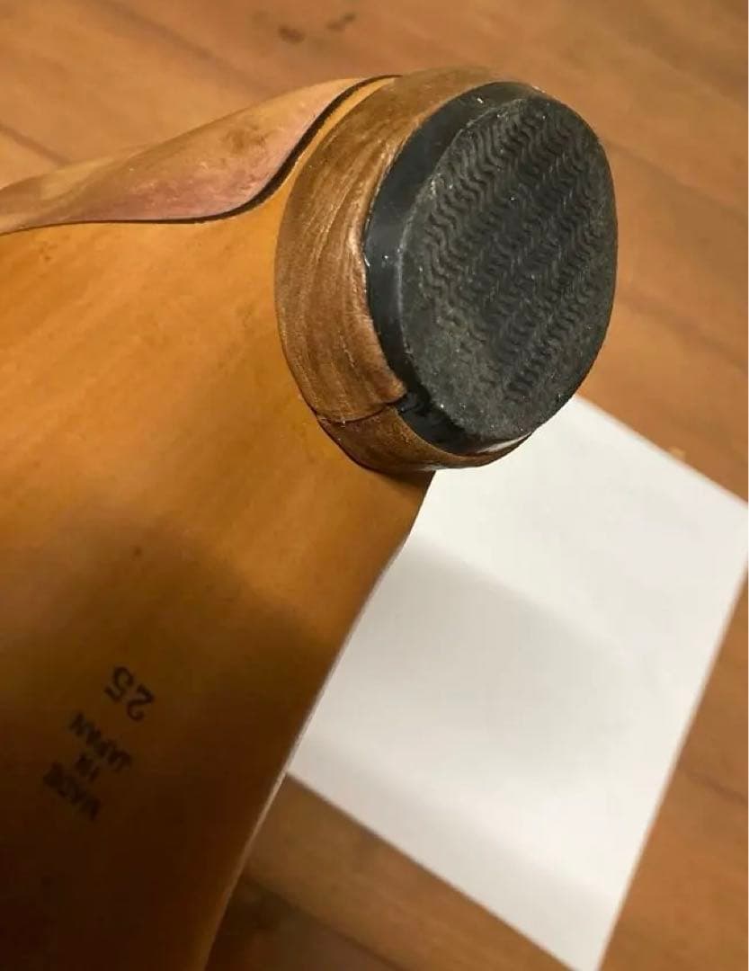 Pioneroピオネロ 手描きロングブーツ ブラウン　25cm 一点もの