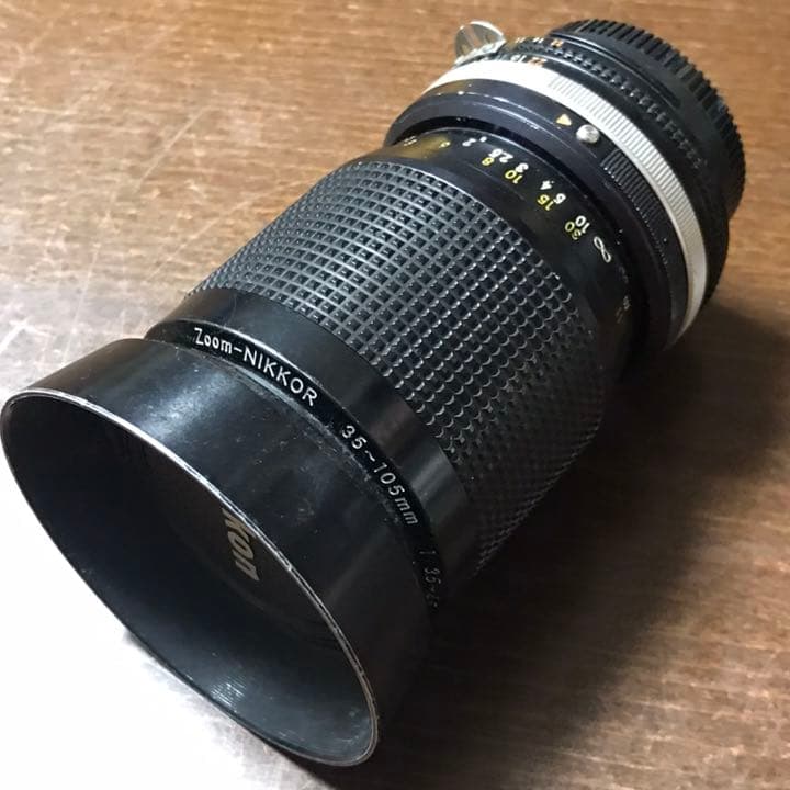 Nikon FE フィルム 一眼レフカメラ　55㎜と35～105㎜レンズなど一式