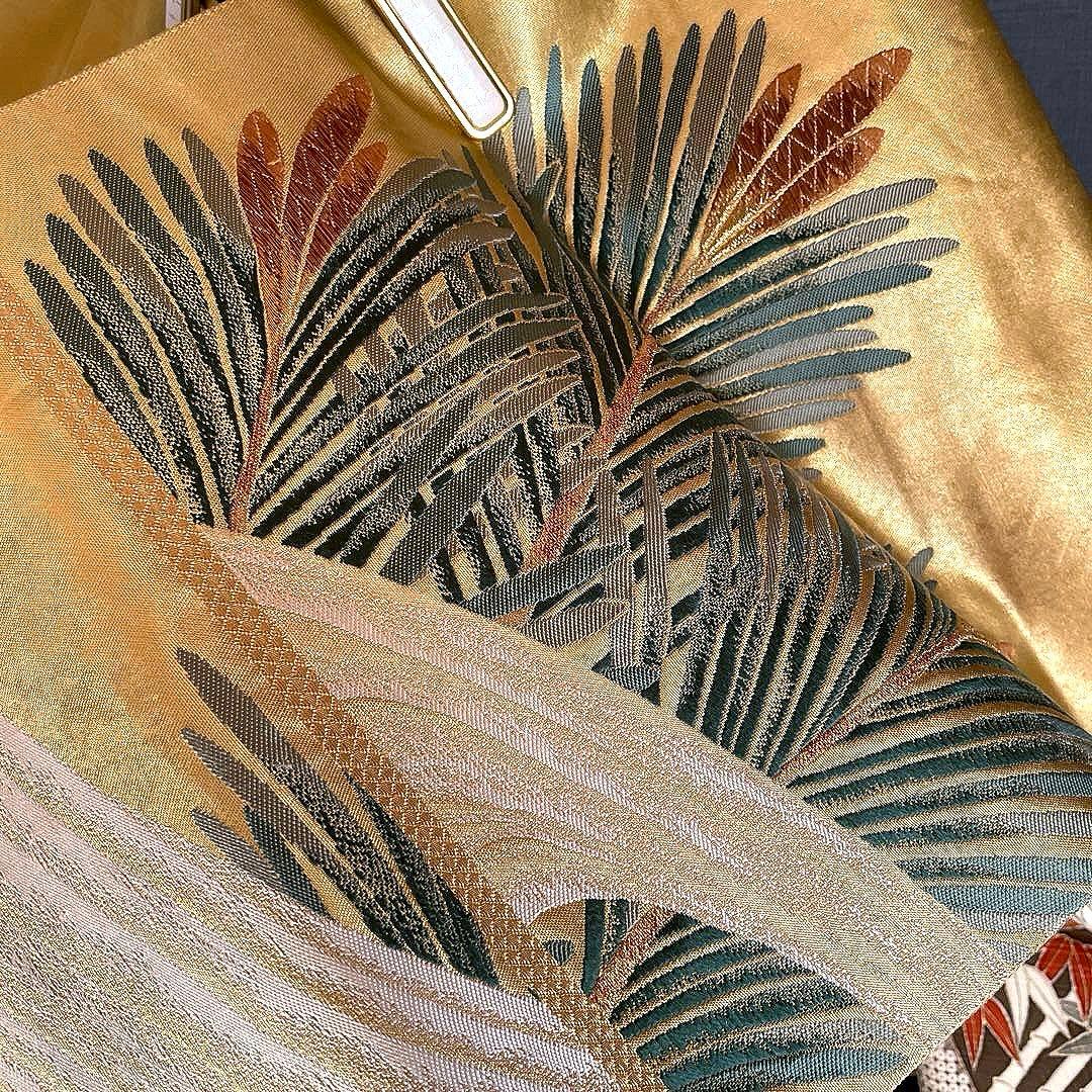 振袖フルセット　高身長　紋意匠　手描き友禅　成人式振袖　振袖　裄丈68 黒