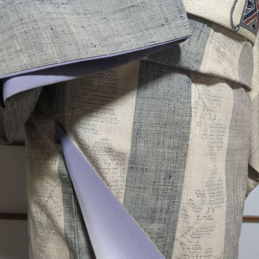 美品 結城紬 丈161 裄67.5 証紙あり ガード加工あり