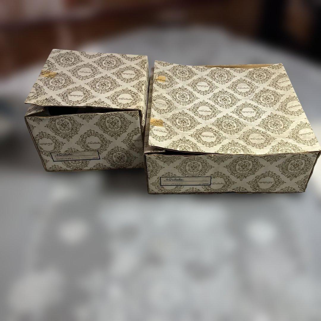 Noritake STARDUSTスープボウル＆プレート 5客セット純正箱付き