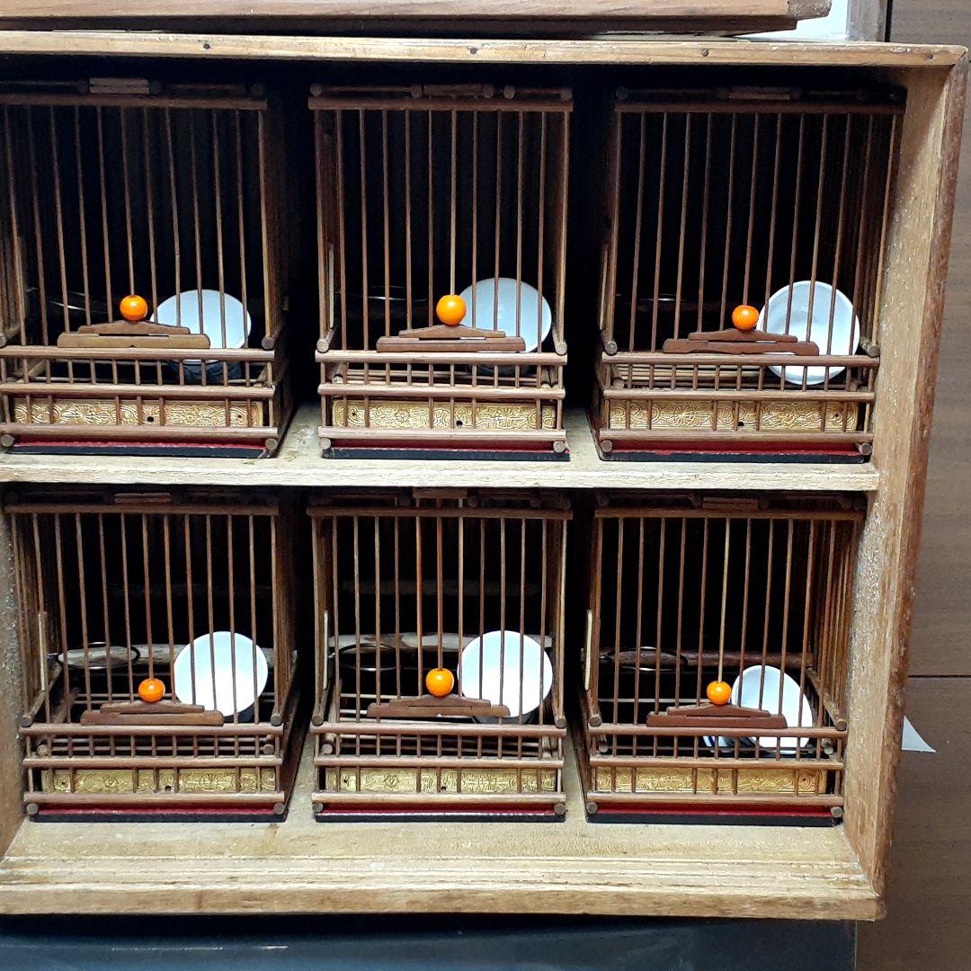 日光籠６個　６羽用寝箱