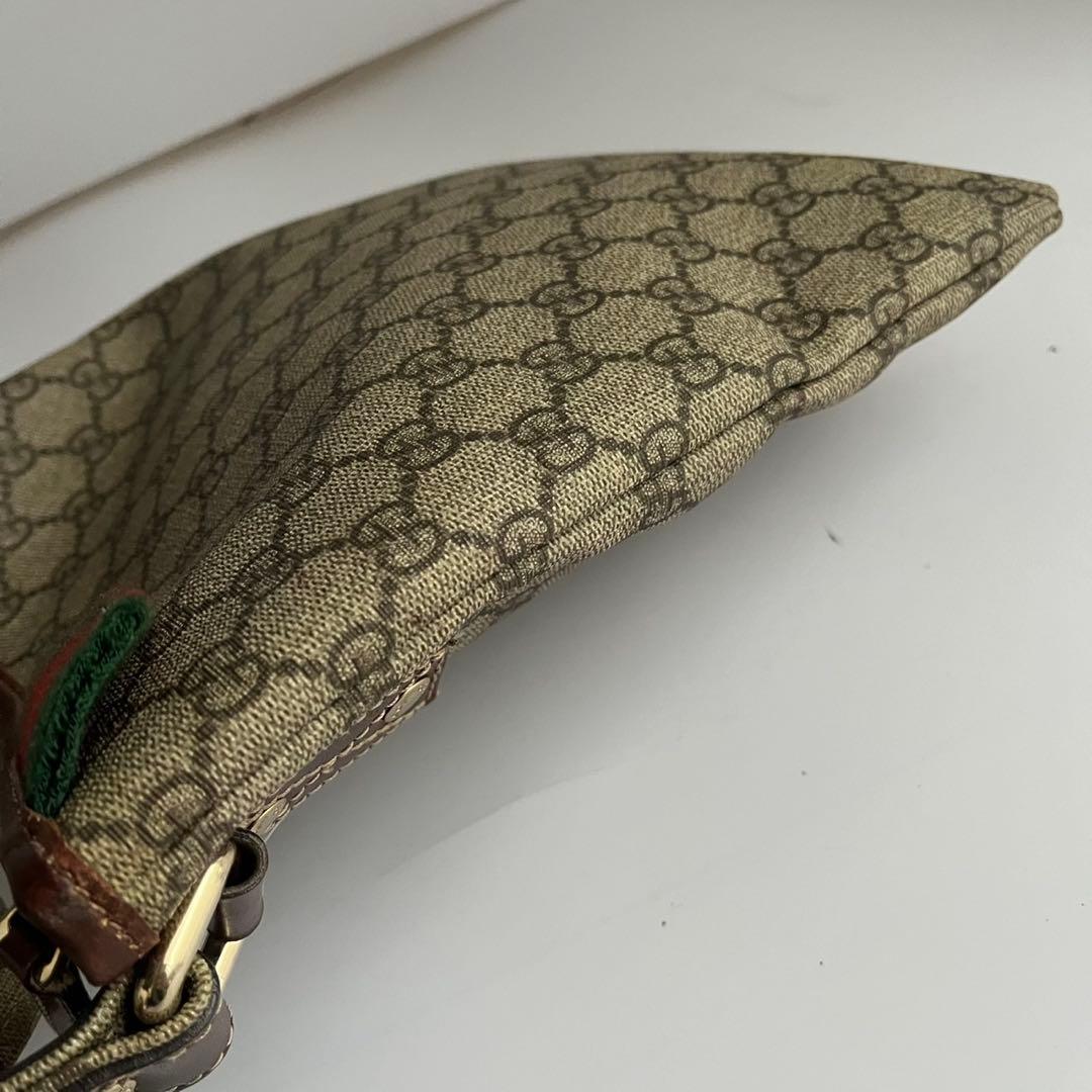 極美品✨　GUCCI ショルダーバッグ　pvc ベージュ　シェリーライン