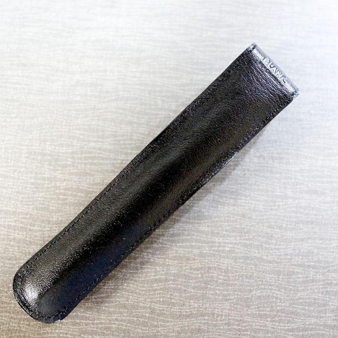 【極美品 送料込み】モンブラン 革製 ペンケース ②