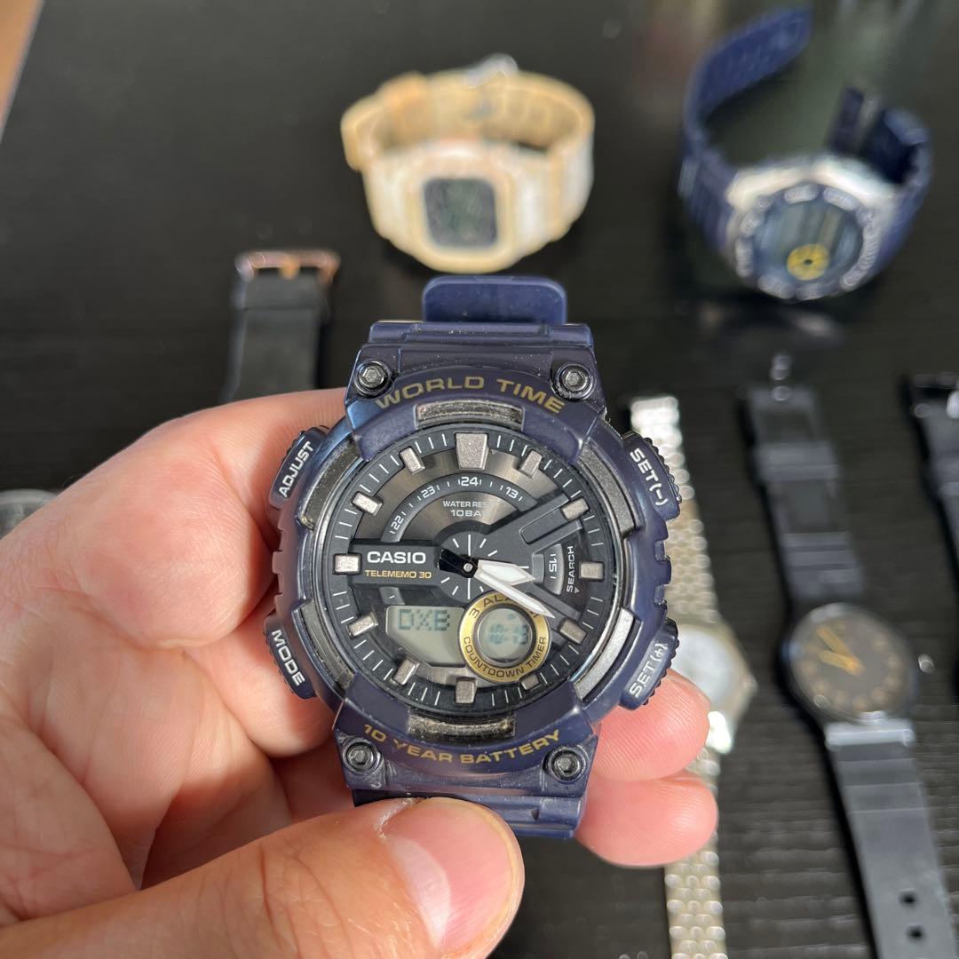 CASIO腕時計まとめ売り11点 ジャンク