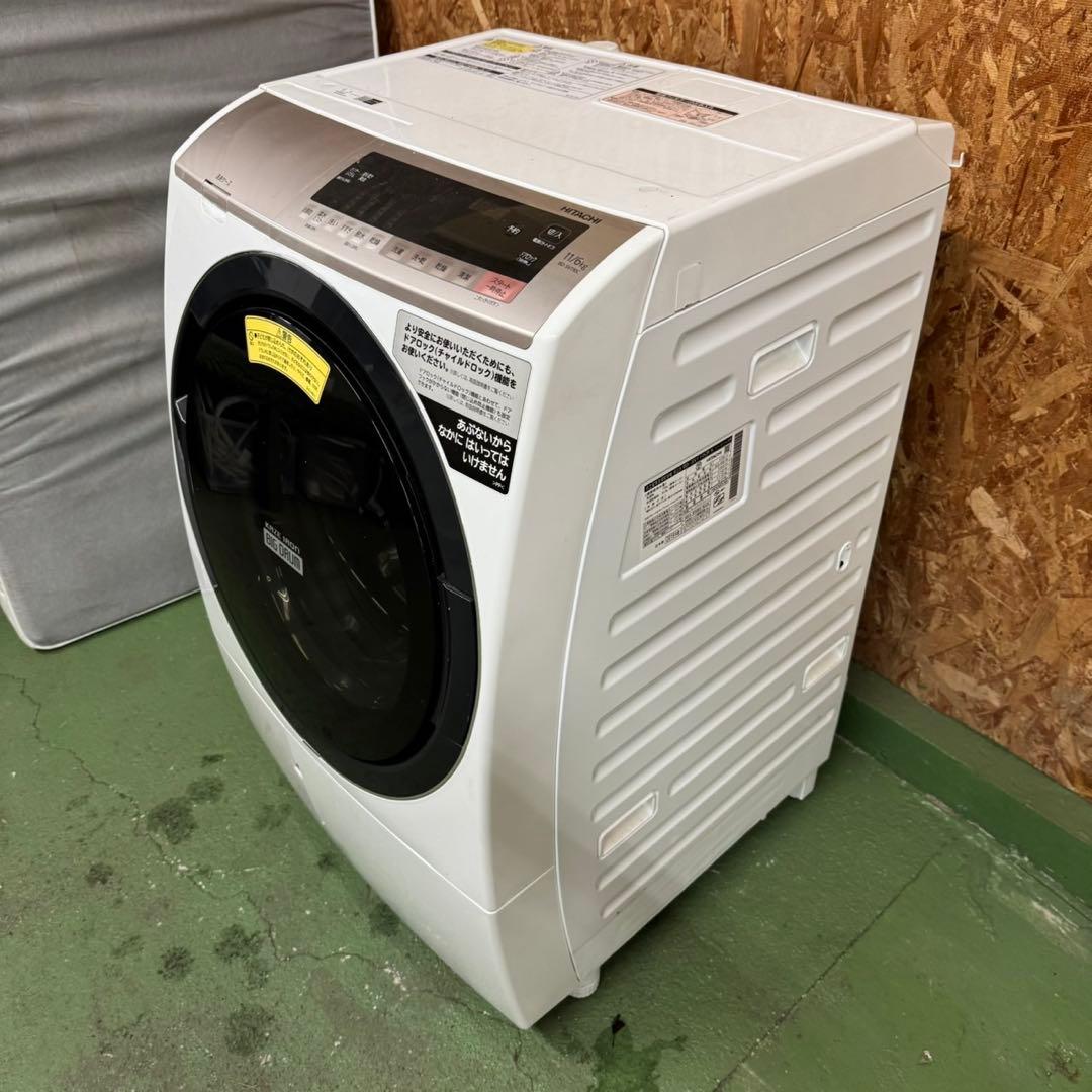 252 ドラム式洗濯機　関東配送　容量11kg 乾燥6kg ビックドラム　美品