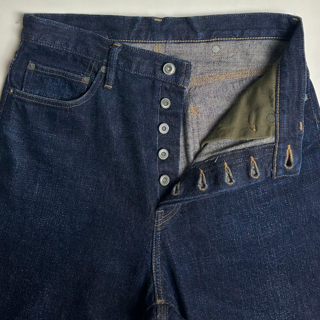 【美品】ナイジェルケーボン/12oz/ヴィンテージ5ポケットデニム/シンチバック