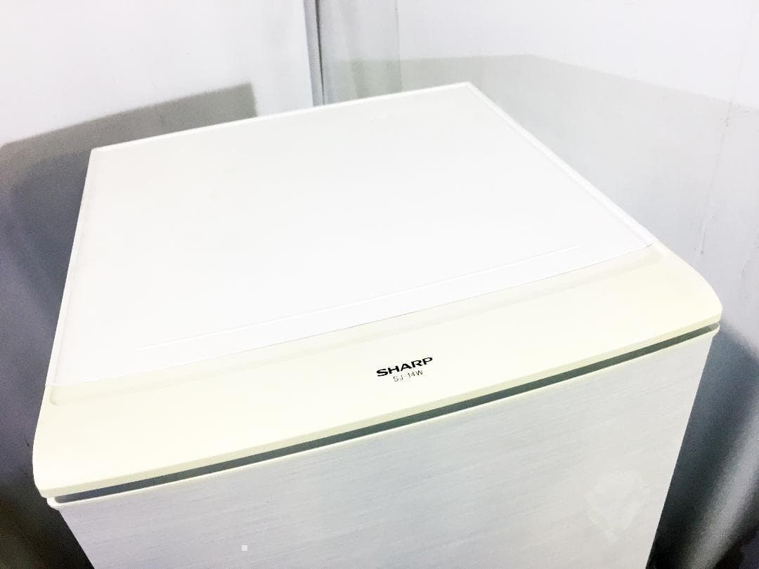 30日迄！送料無料★SHARP 137L 冷蔵庫【SJ-14W-W】