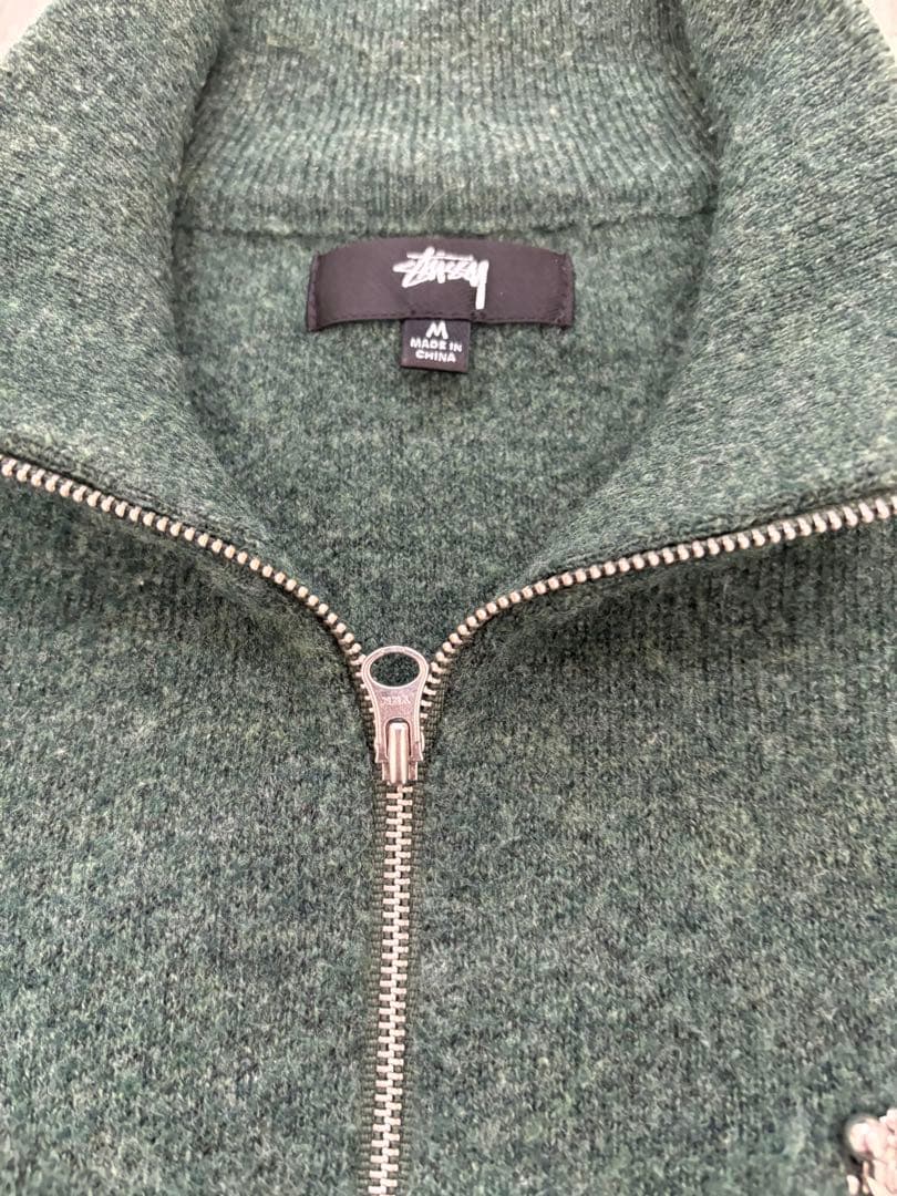 Stussy ハーフジップセーター M