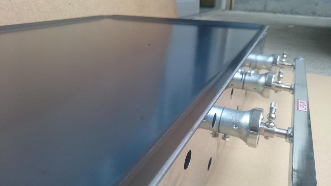 屋外販売に　デモキッチン　７５０幅　専用台キャスター付　模擬店　LPGガスグリル