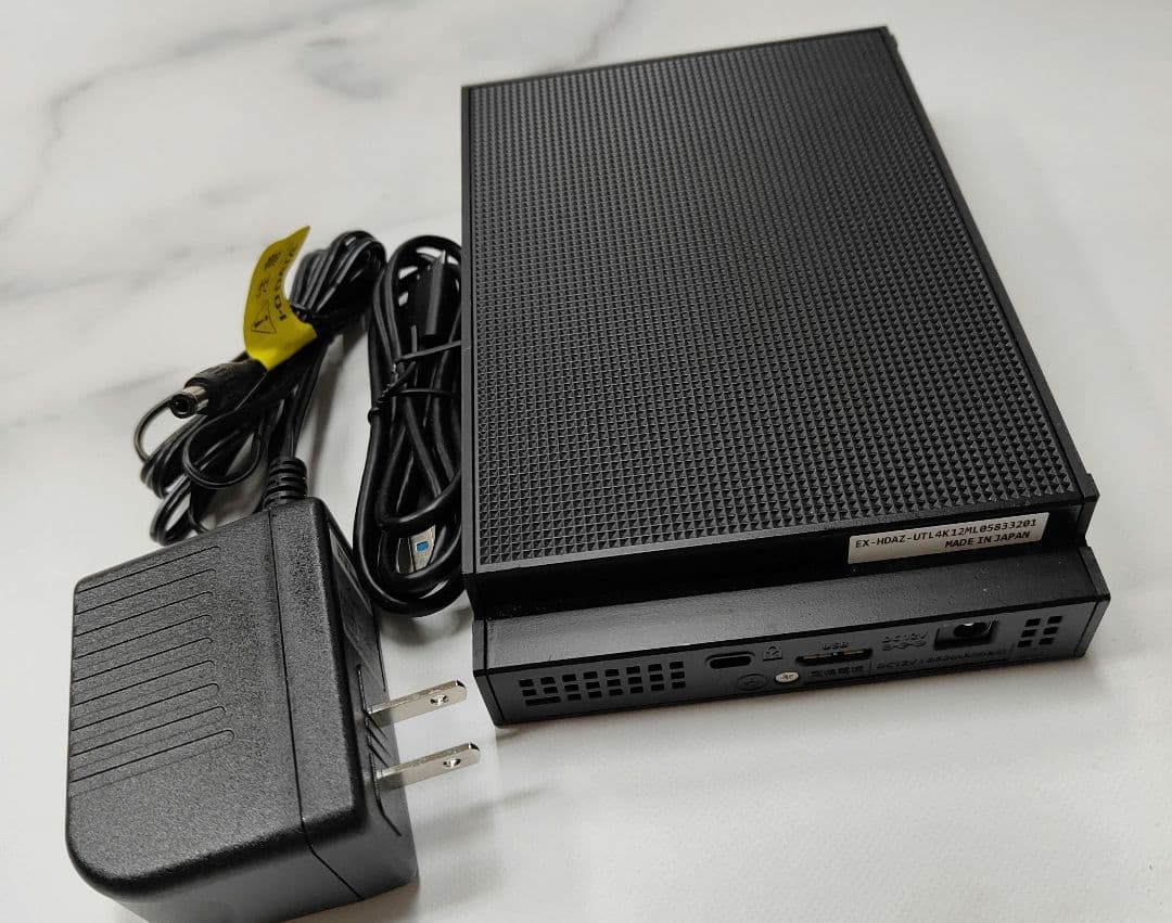 I-O DATA 外付けハードディスク ブラック