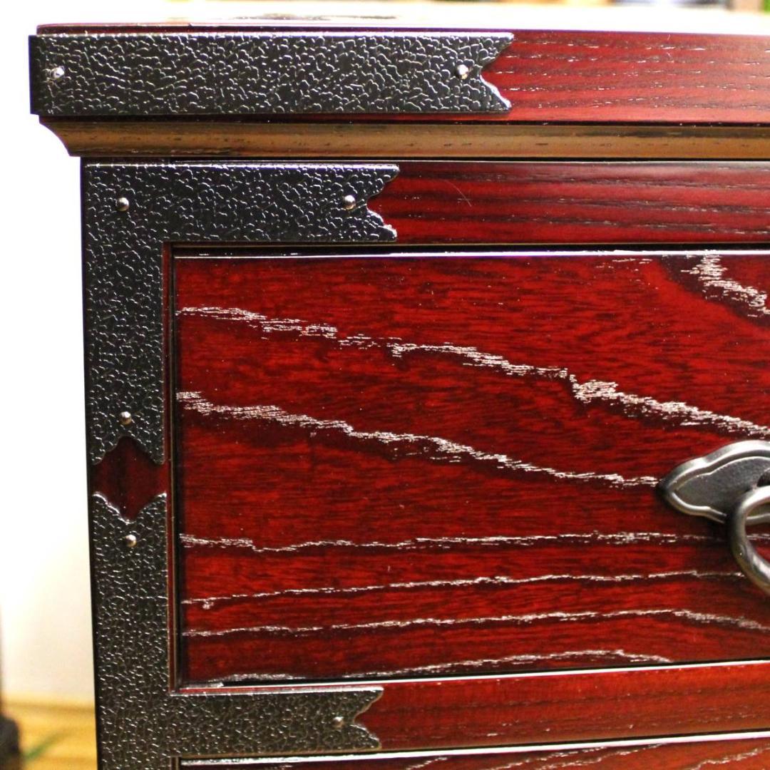 筑後民芸　48小箱I型　伝統工芸家具　古民家風　民芸家具　引出し　アンティーク