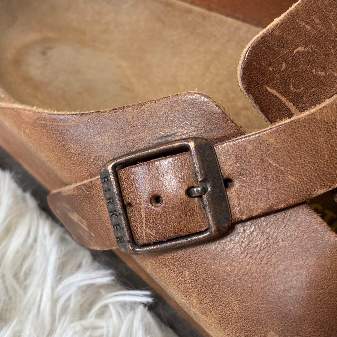 【美品】BIRKENSTOCK ビルケンシュトック　ボストン　レザー　36