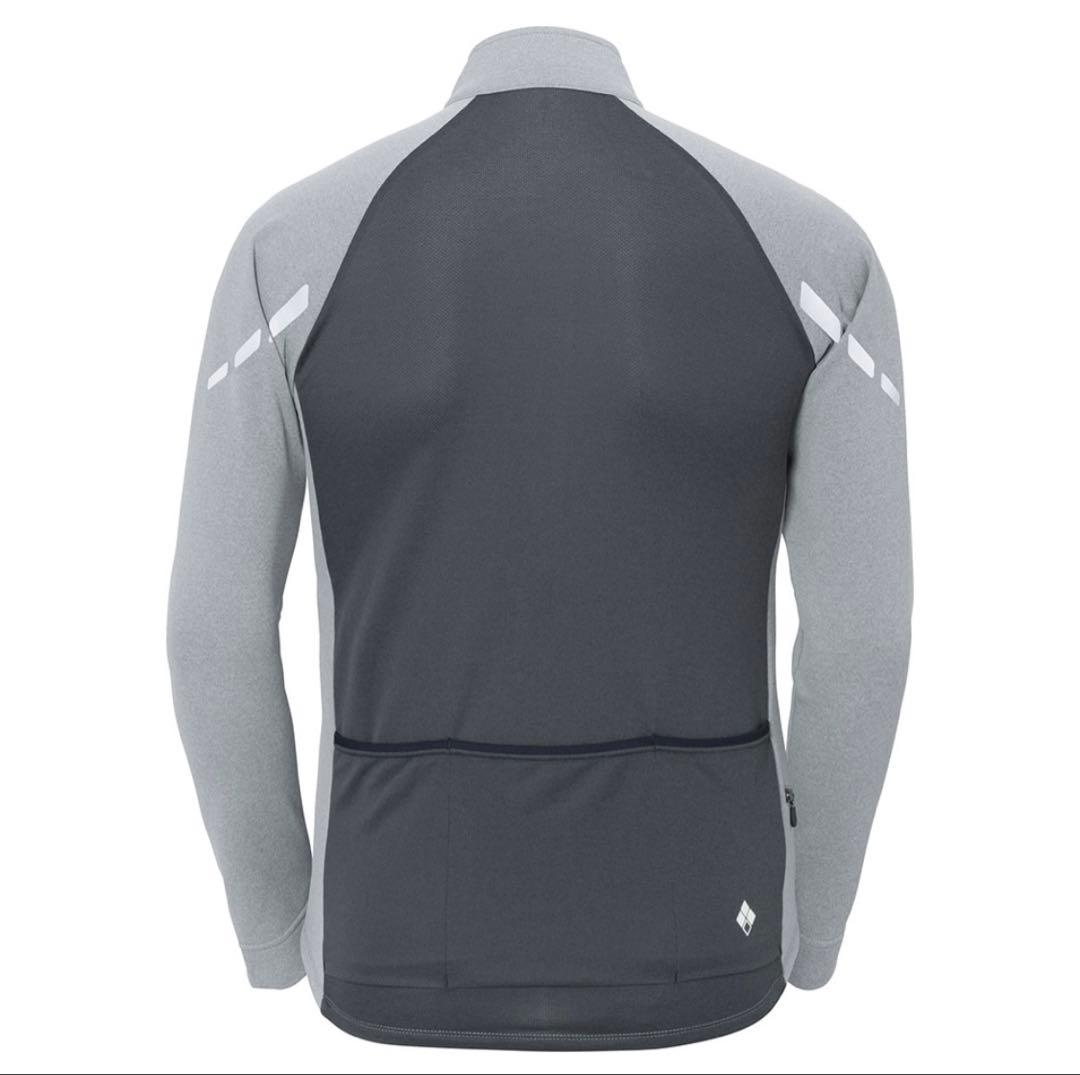 モンベル　ウイックロン ZEO サイクルジャージ　メンズMグレー