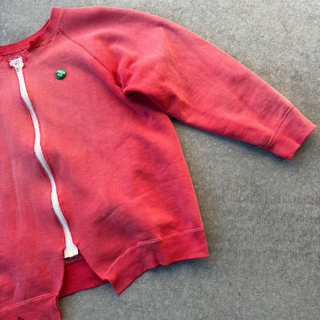 鬼フェード vintage sweat ジップアップ ビンテージ グランジ