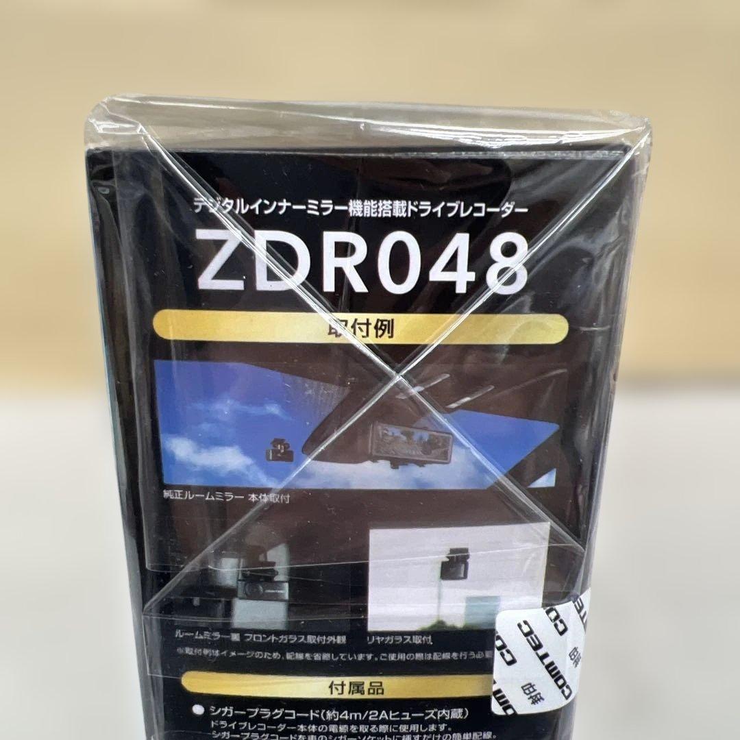 512425 コムテック ミラー型ドライブレコーダー ZDR048