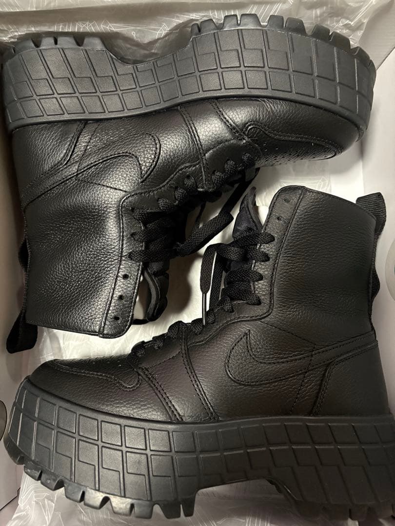 Nike エアジョーダン1 ブルックリン ブラック 24cm