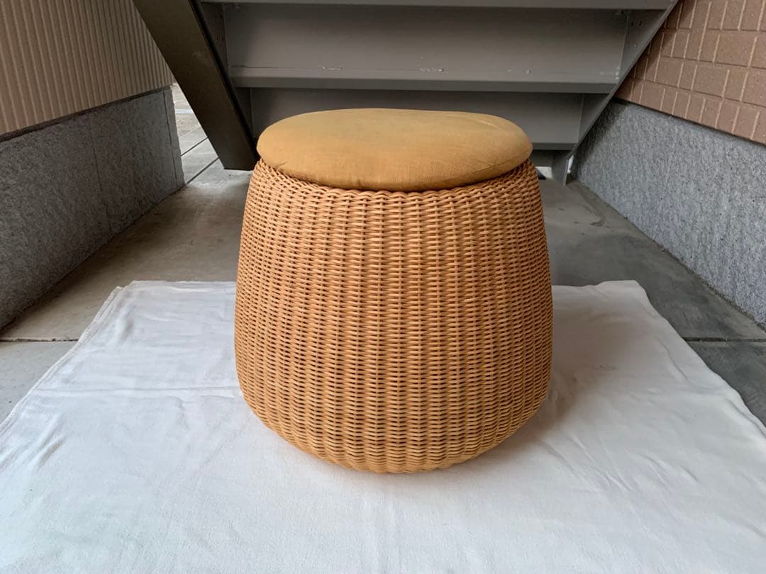 希少 山川ラタン 剣持勇デザイン ヴィンテージ スツール ジャパニーズモダン B