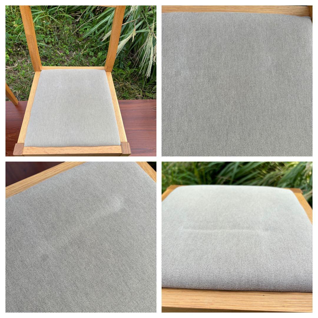 無印良品　オーク材　木製ダイニングチェア 2脚セット　廃盤品