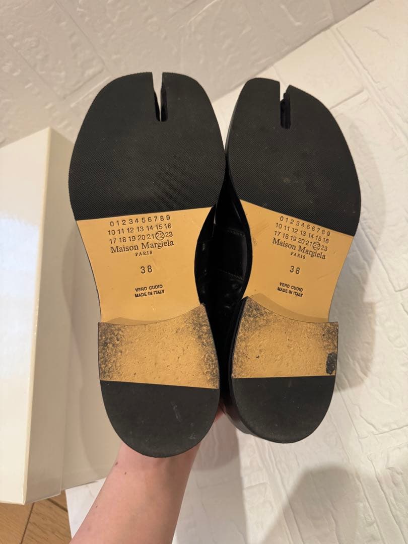 【美品】MaisonMargiela 足袋ローファー　38 マルジェラ