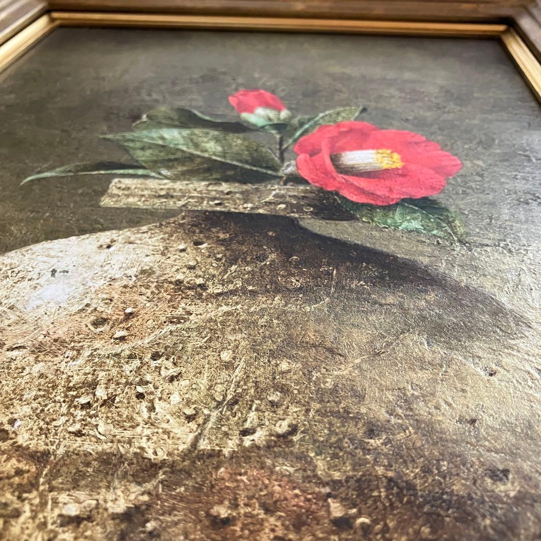 ★信楽の椿　増本憲樹　No.00214903 F4号