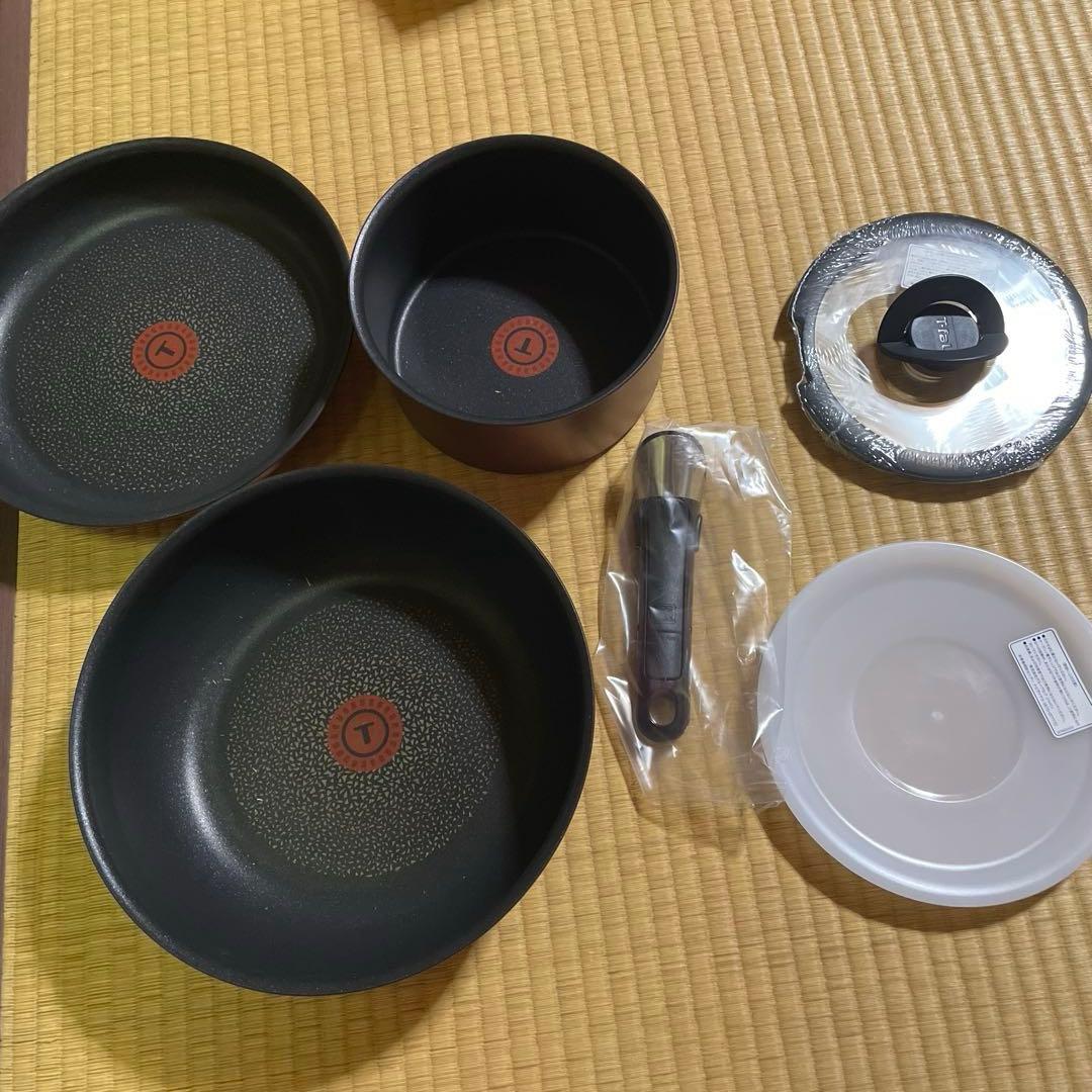 ティファール☆T-fal ingenio 鍋・フライパン6点セット☆IH対応☆