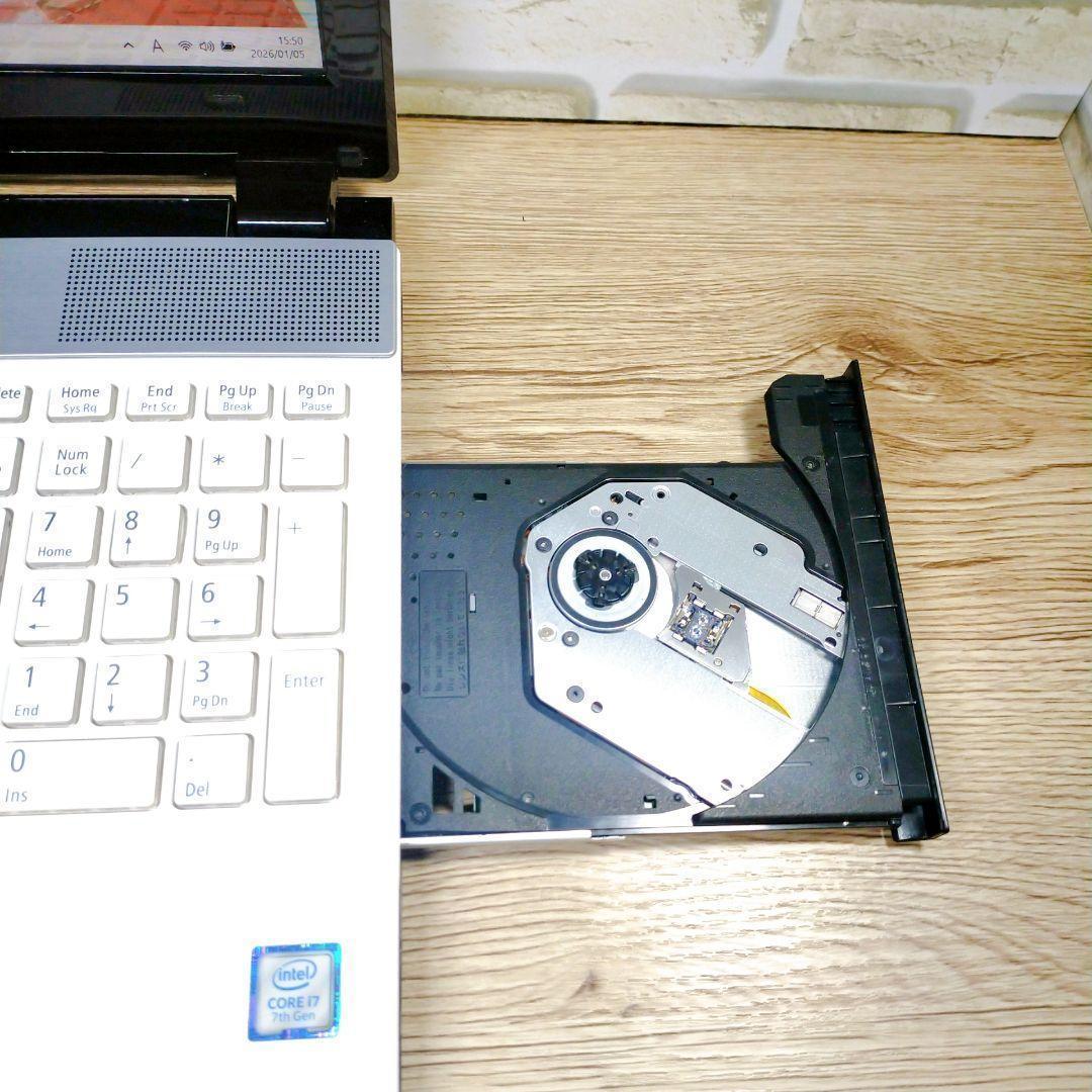 Core i7 NECノートPC SSD＋HDD Blu-ray タッチパネル