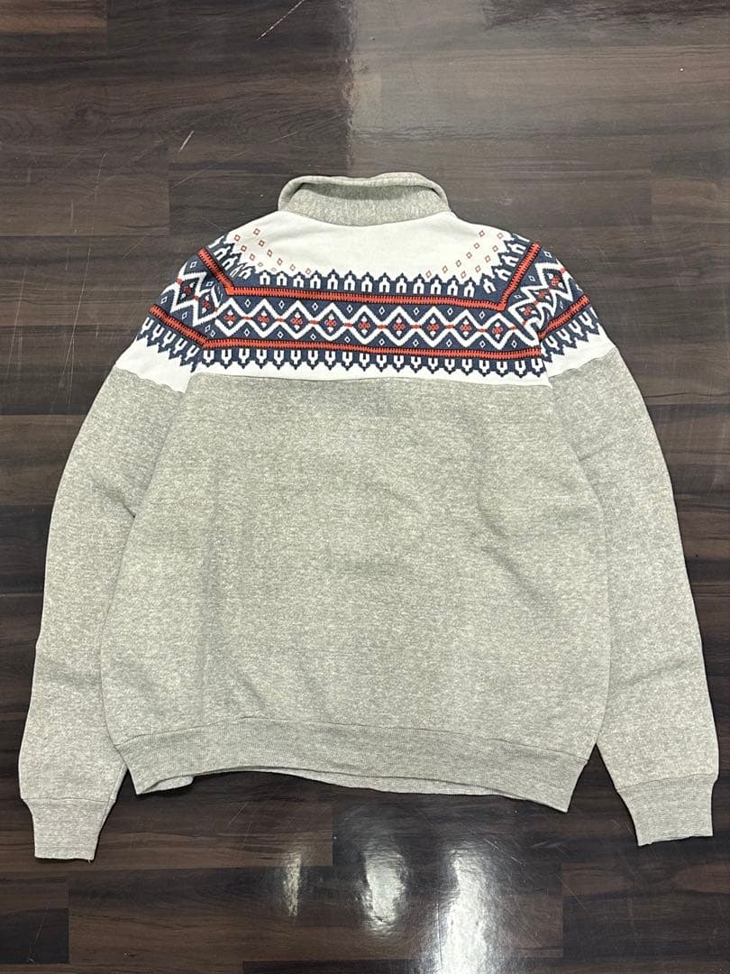 50s~ Sportswear 雪柄 XL ハーフジップ スウェット　ビンテージ