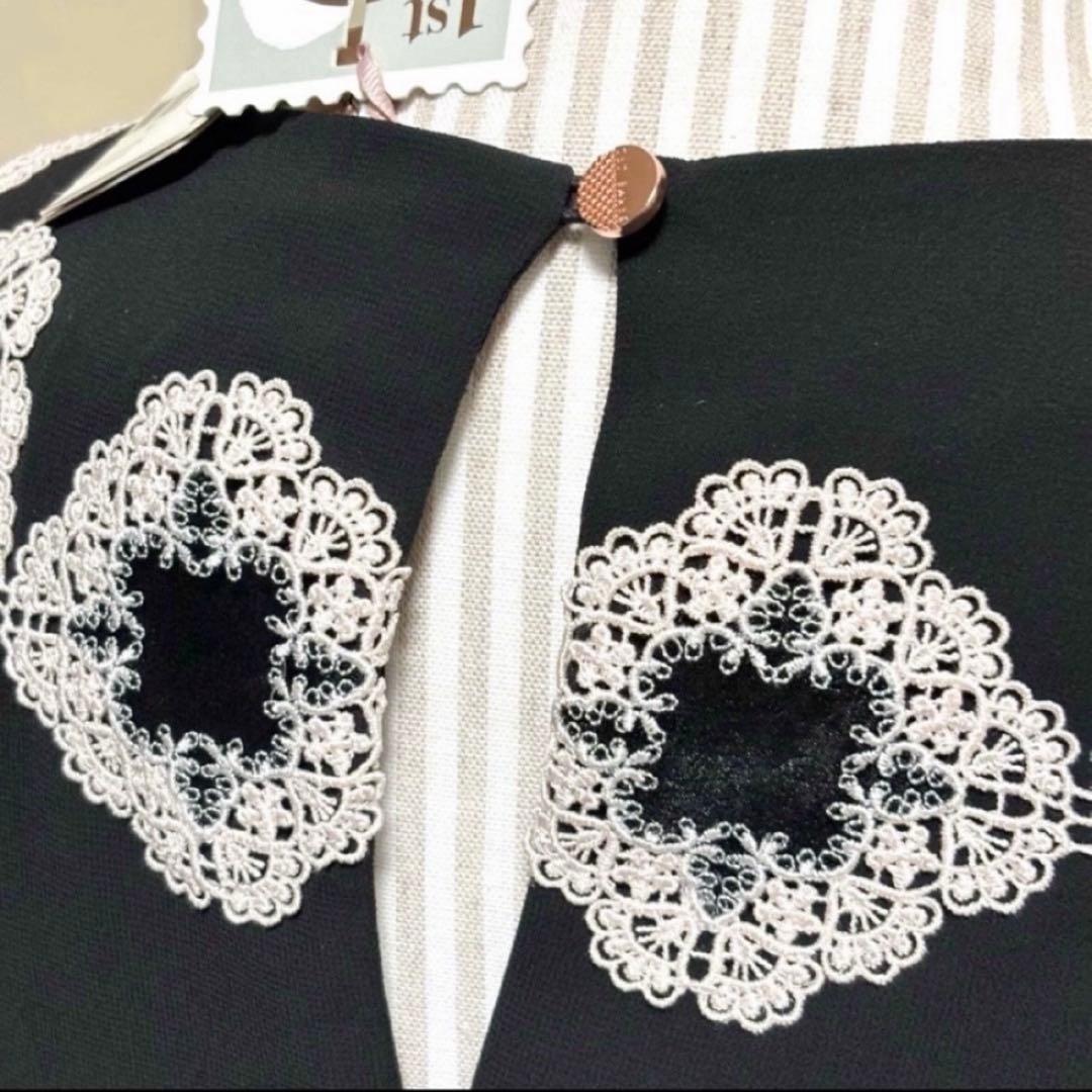 新品！テッドベイカー　Ted Baker フラワー　ワンピース　S 黒　結婚式