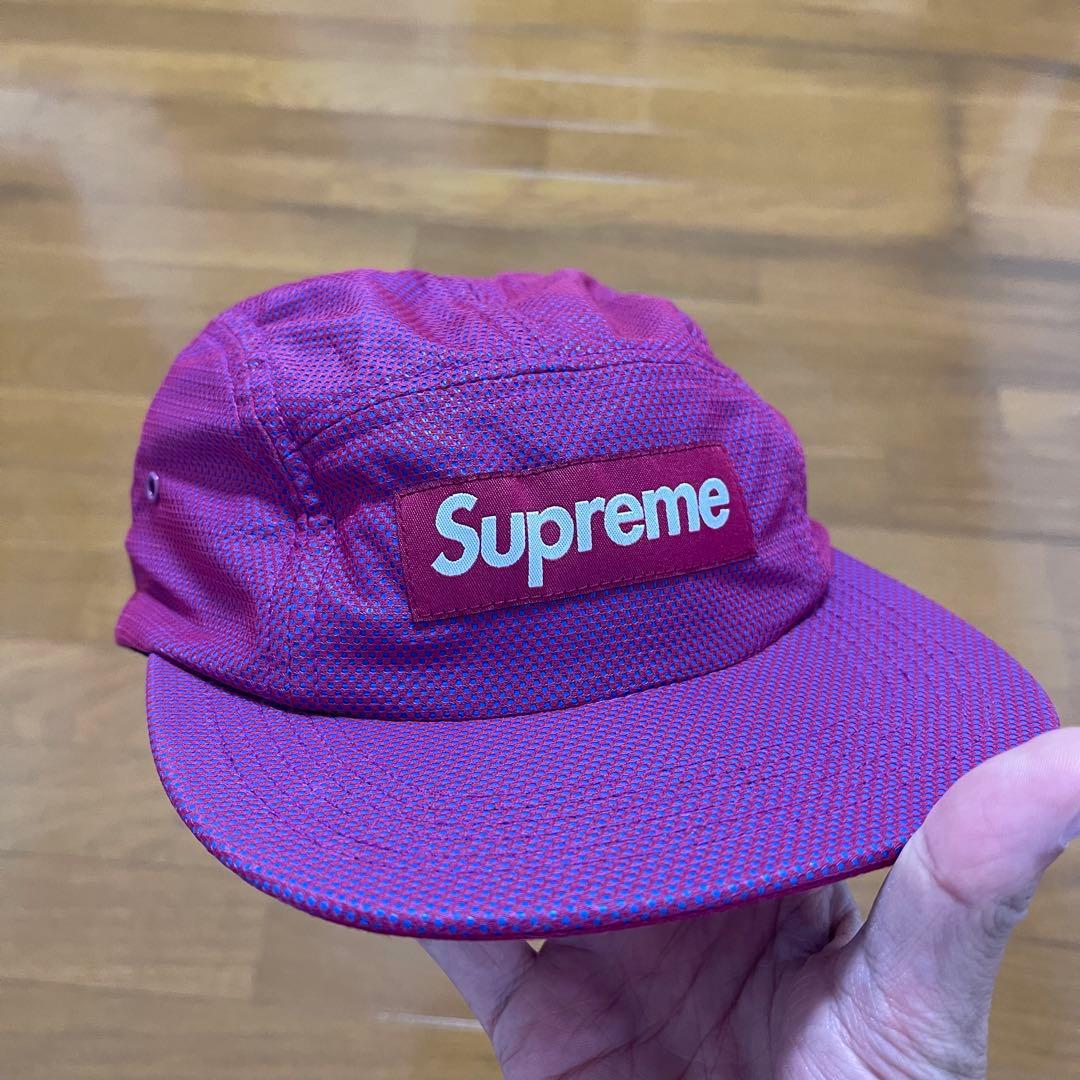 美品！シュプリーム Supreme Bonded Mesh Camp Cap