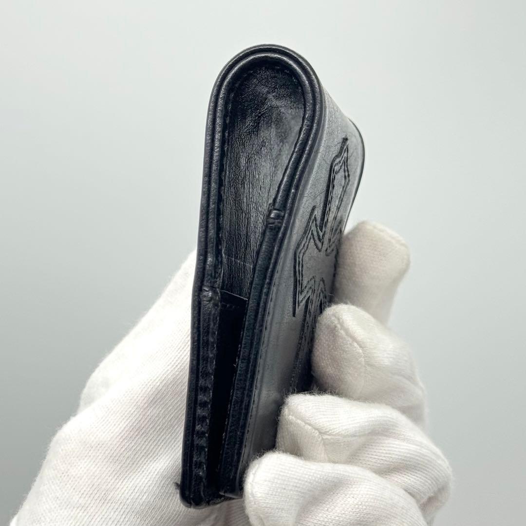 インボイス原本有 クロムハーツ CHクロス パッチ レザー メモホルダー ミニ