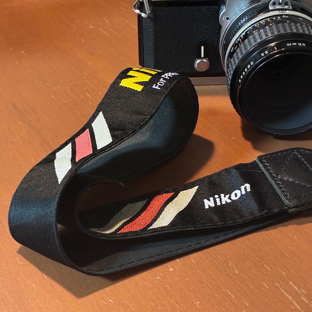 NIKON NIKOMAT FT2 中古品 整備済み レンズ+ストラップ付き