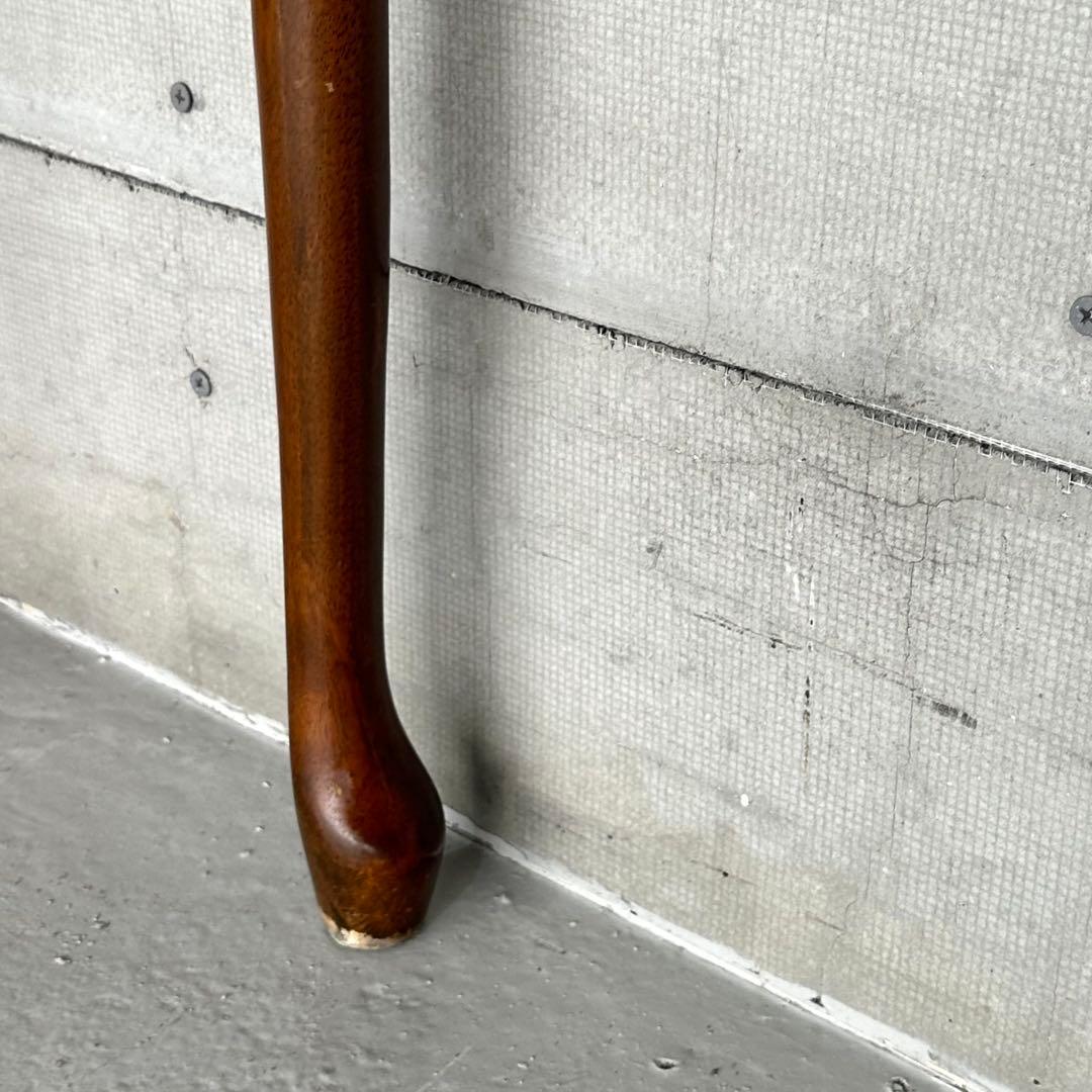 ✦90年代✦ 日本製 コンソールテーブル 猫脚 半円 引き出し付 昭和レトロ