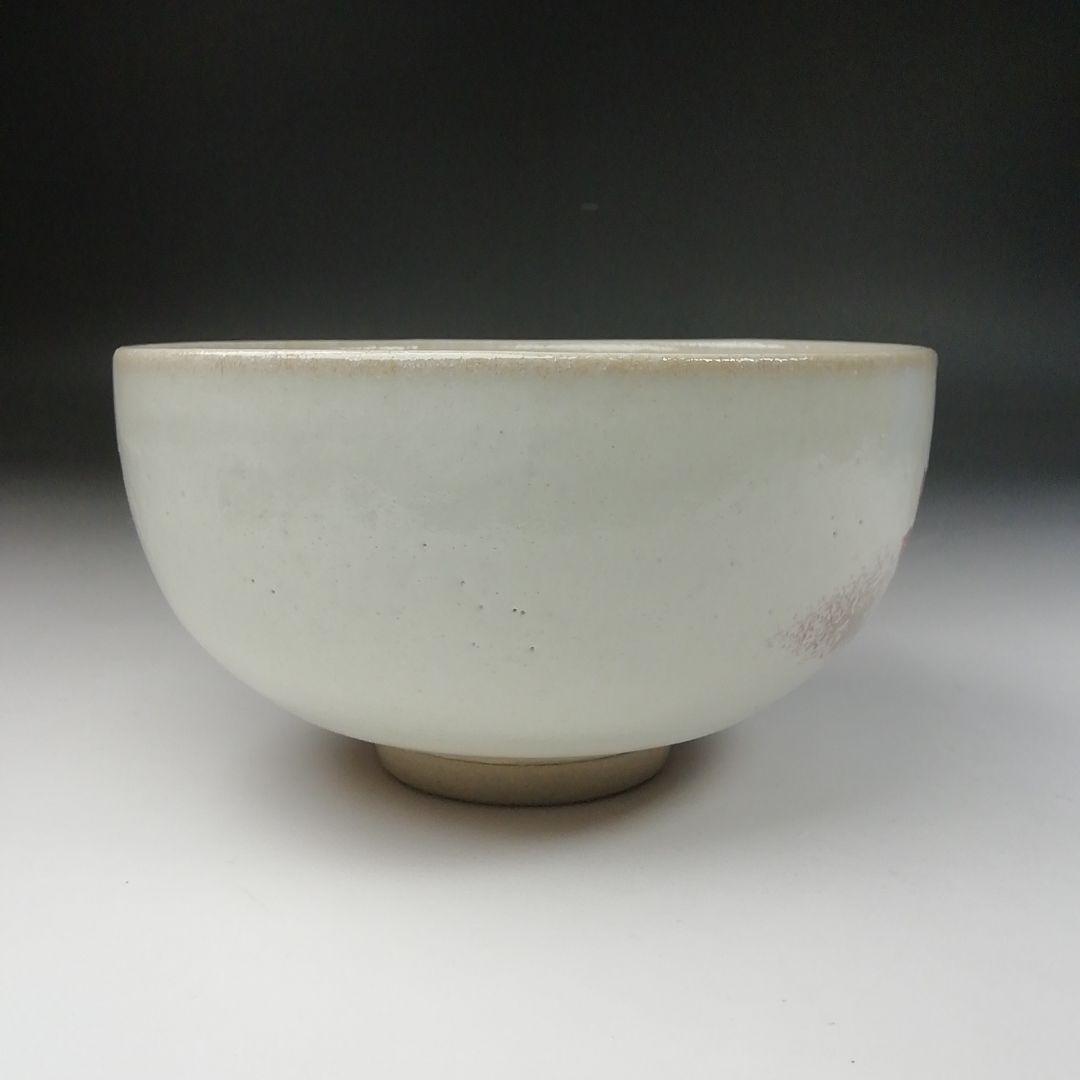 Ｔ６４３　茶碗　『紅葉』『赤膚焼』『赤膚山　大塩正人 造』　共箱　抹茶碗　茶道具